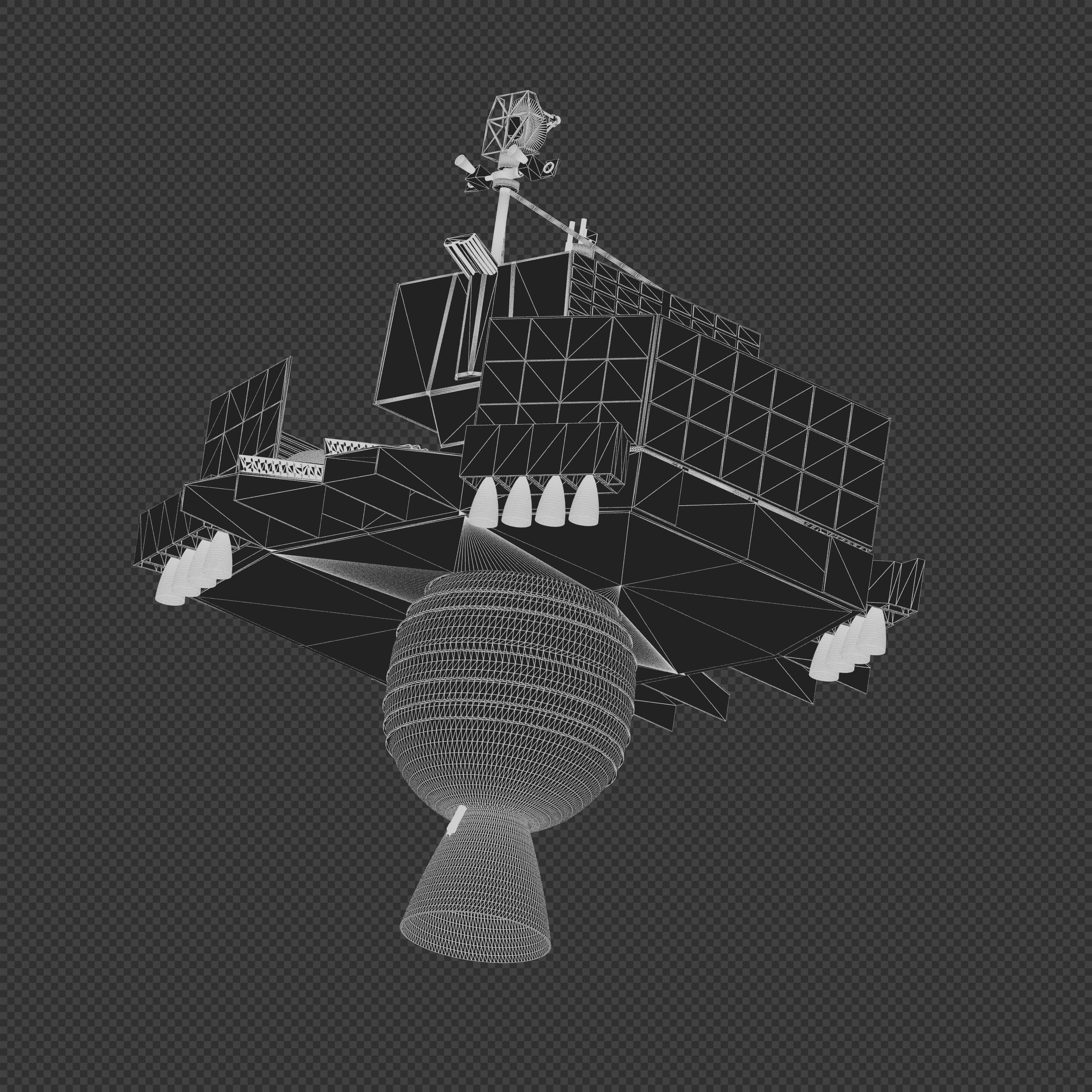 NASA Lunar Pallet Lander 3D model_5