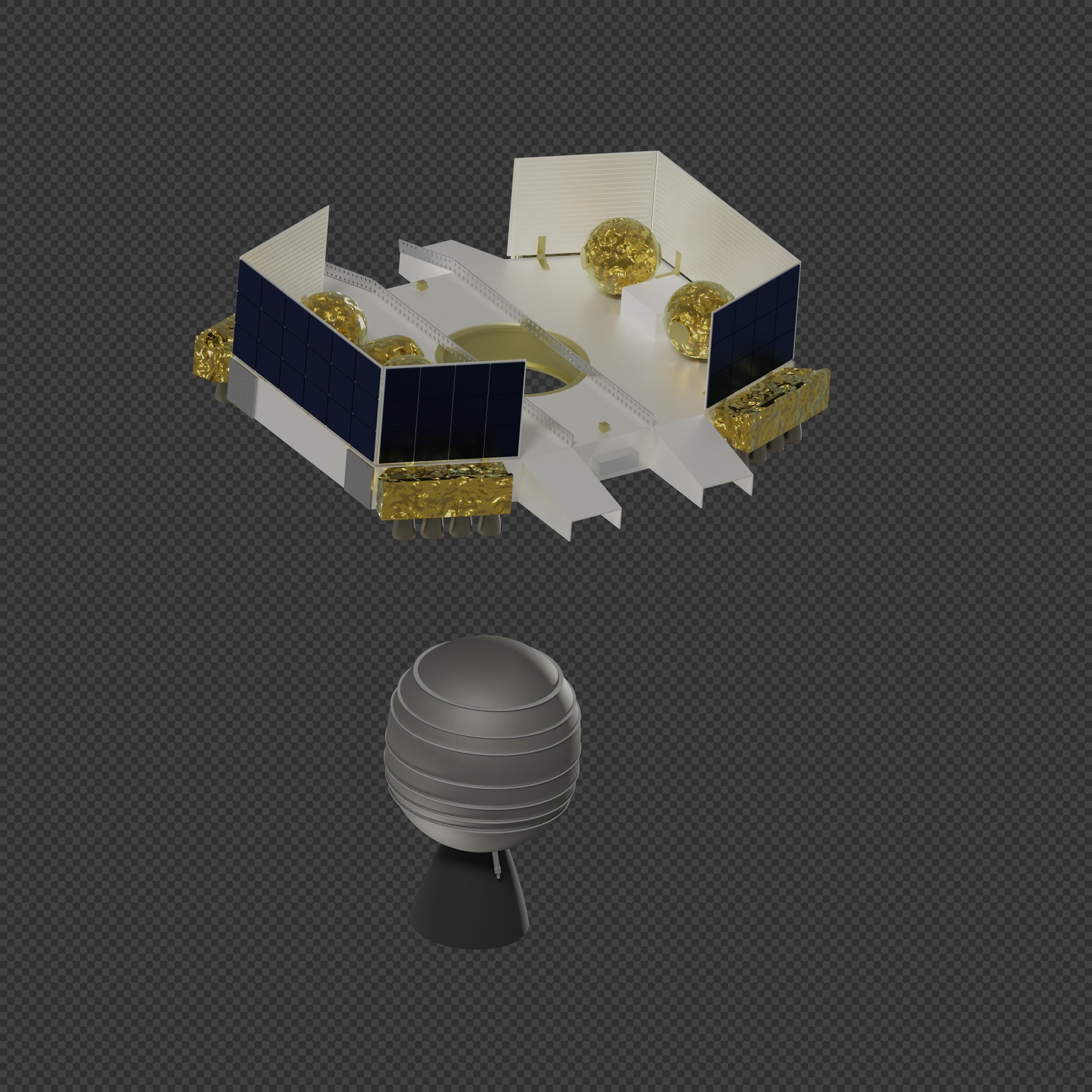 NASA Lunar Pallet Lander 3D model_2