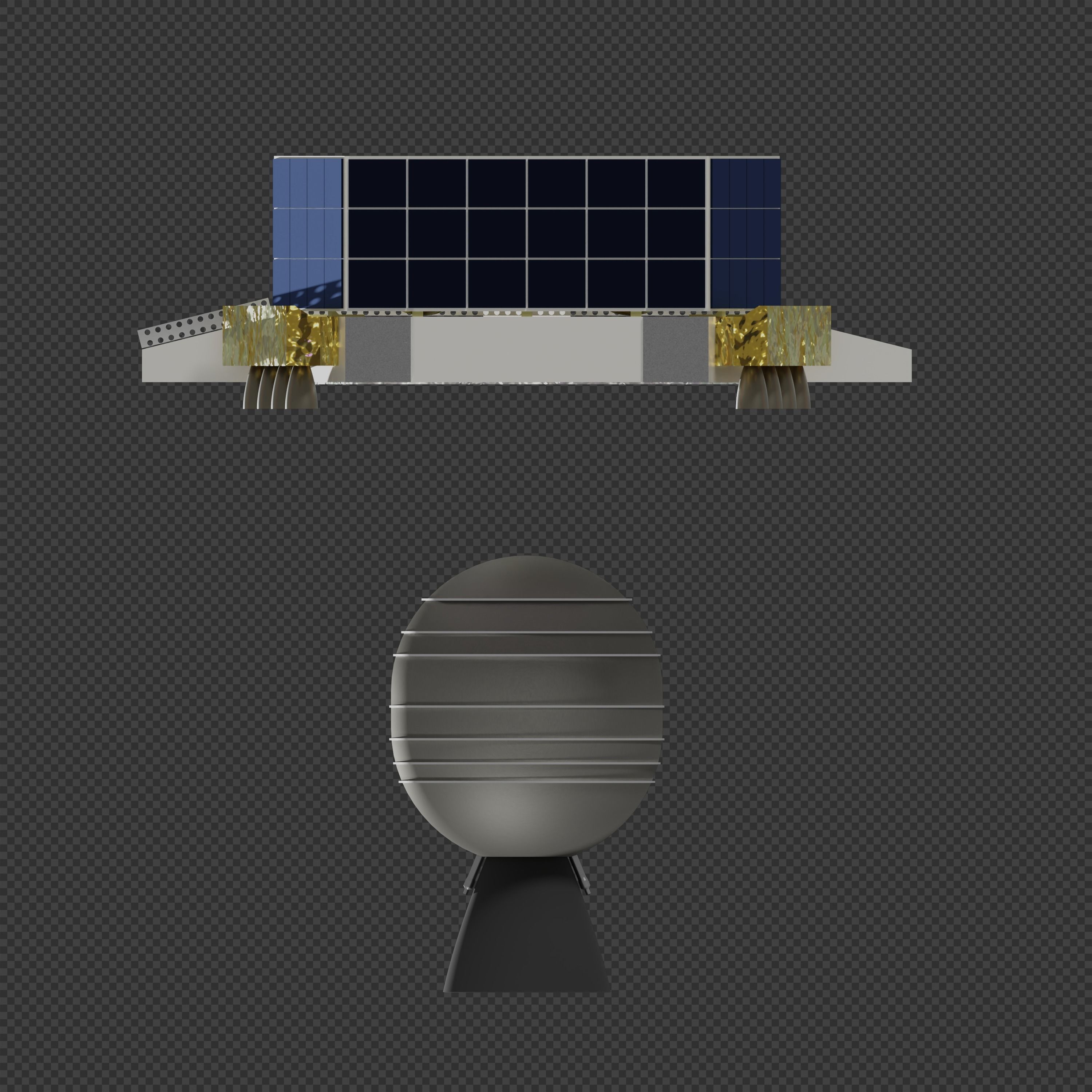 NASA Lunar Pallet Lander 3D model_3
