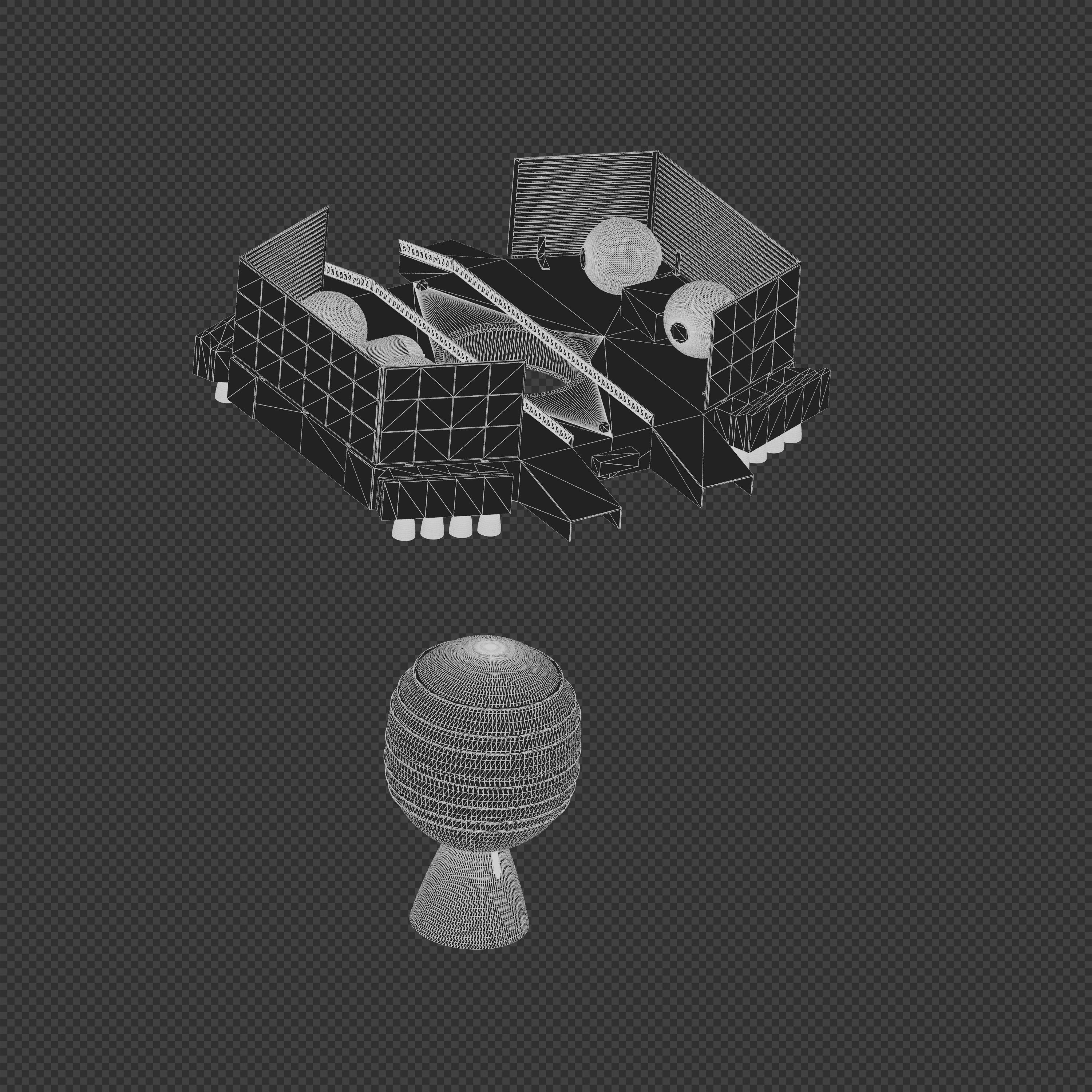 NASA Lunar Pallet Lander 3D model_7