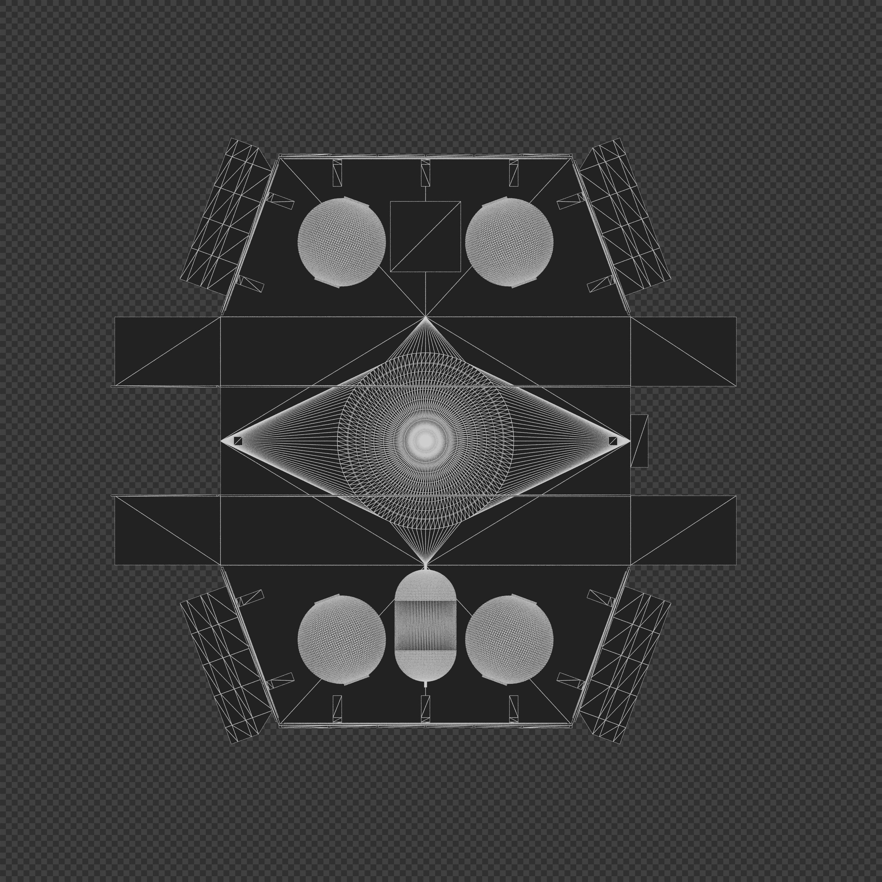 NASA Lunar Pallet Lander 3D model_9