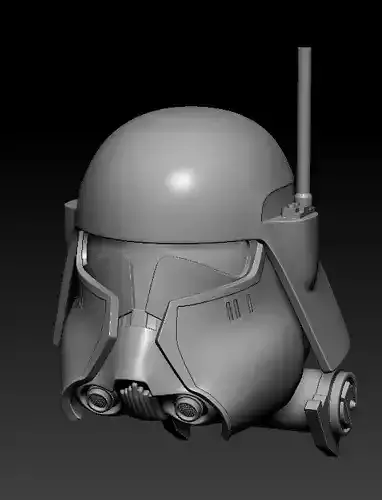 Bacara 3D Print Helmet STL Files Bundle 3D print model