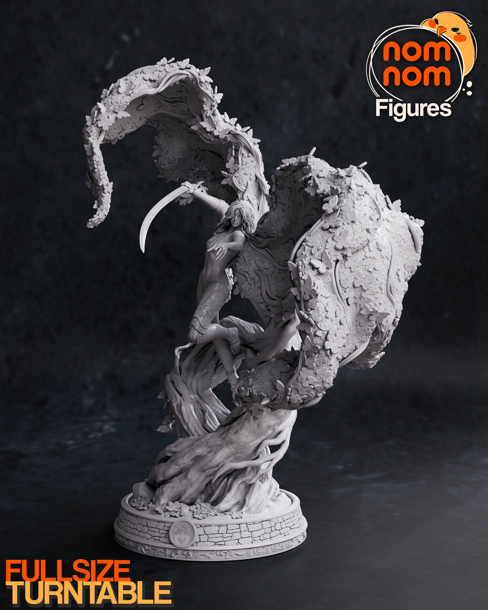 Malenia Goddess of Rot- Elden Ring 3D print model_5