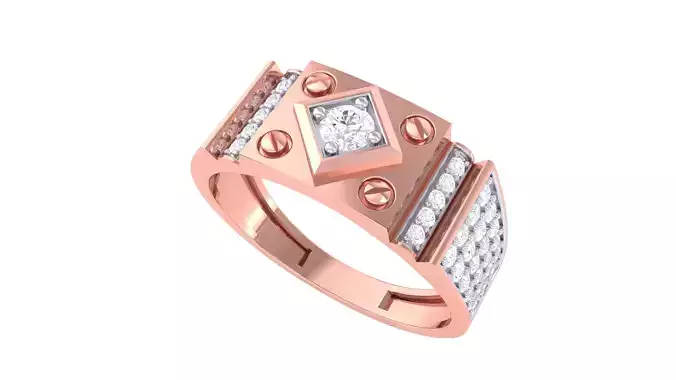 Engagement Wedding Rings 3dm STL OBJ FBX Renders Details