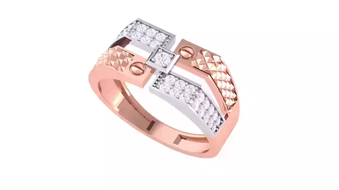 Engagement Wedding Rings 3dm STL OBJ FBX Renders Details