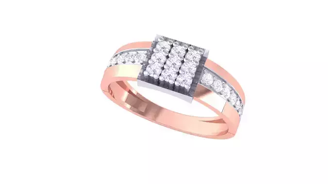 Engagement Wedding Rings 3dm STL OBJ FBX Renders Details