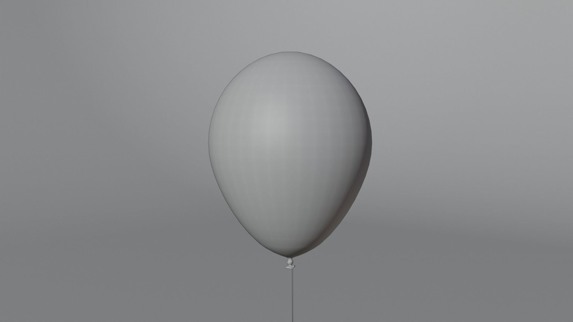 Balloon 4K and 2K Low-poly 3D model_3