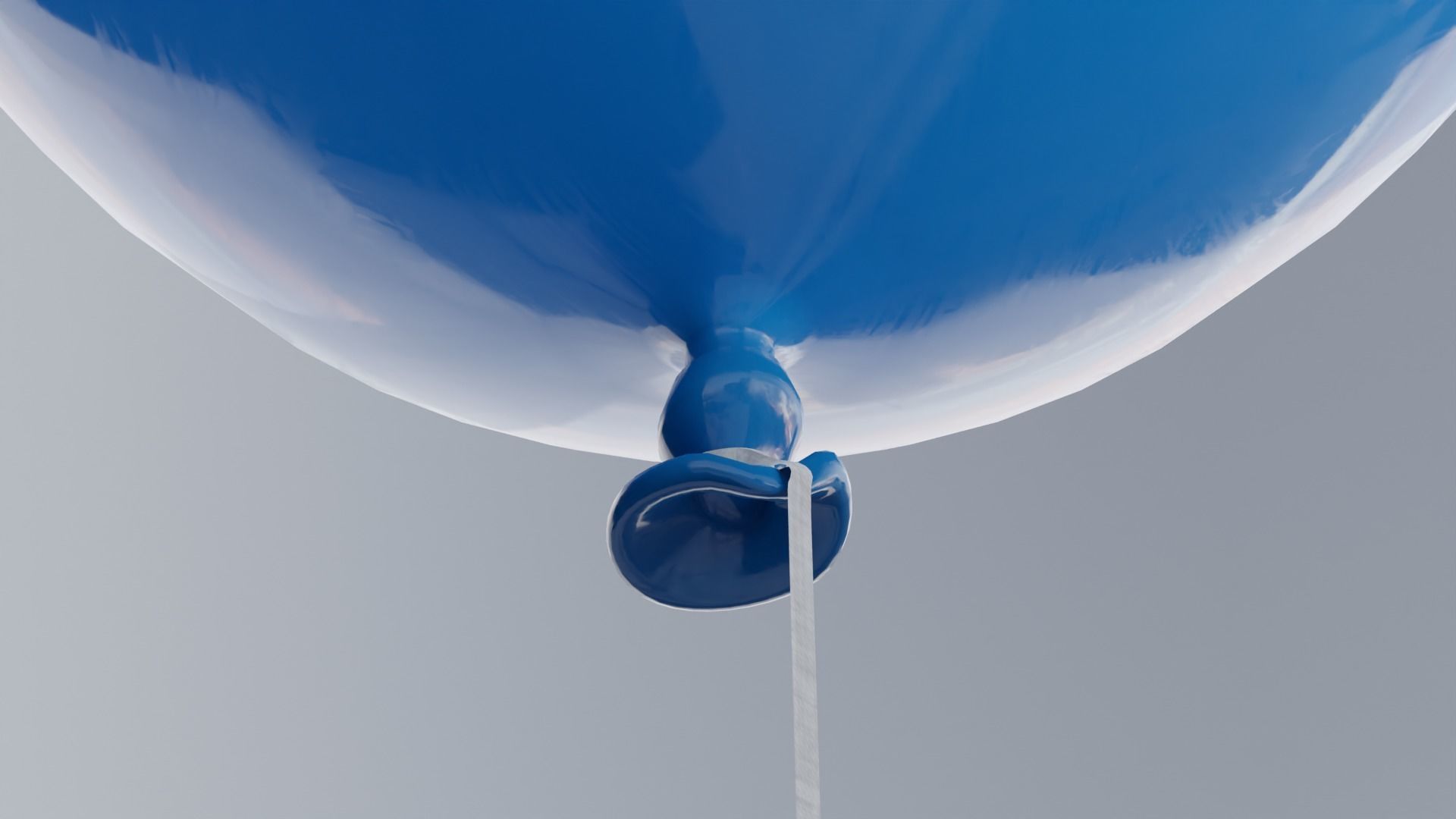 Balloon 4K and 2K Low-poly 3D model_4