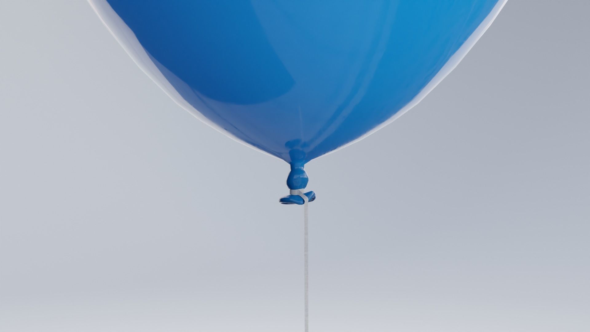 Balloon 4K and 2K Low-poly 3D model_7