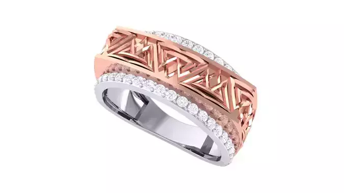 Wedding Engagement Rings 3dm STL OBJ FBX Renders Details