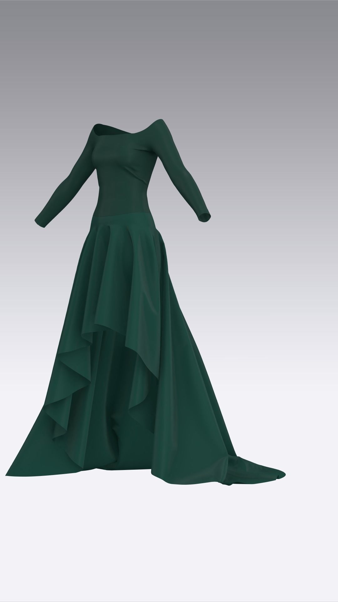 Dress Outfits MD CLO 3D ZPRJ ZPAC project files 3D model_32