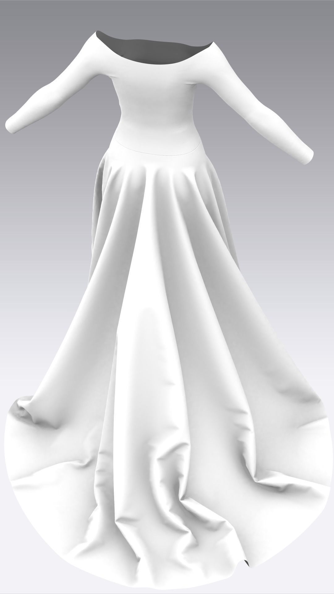 Dress Outfits MD CLO 3D ZPRJ ZPAC project files 3D model_31