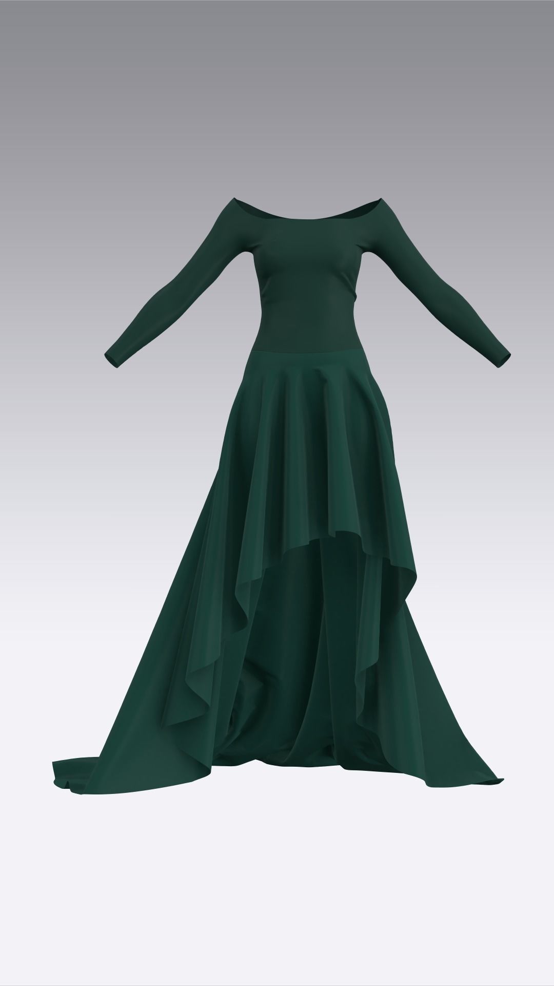 Dress Outfits MD CLO 3D ZPRJ ZPAC project files 3D model_16
