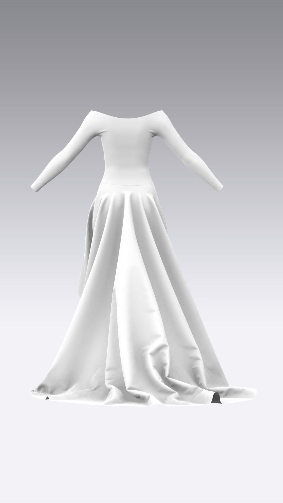 Dress Outfits MD CLO 3D ZPRJ ZPAC project files 3D model_25