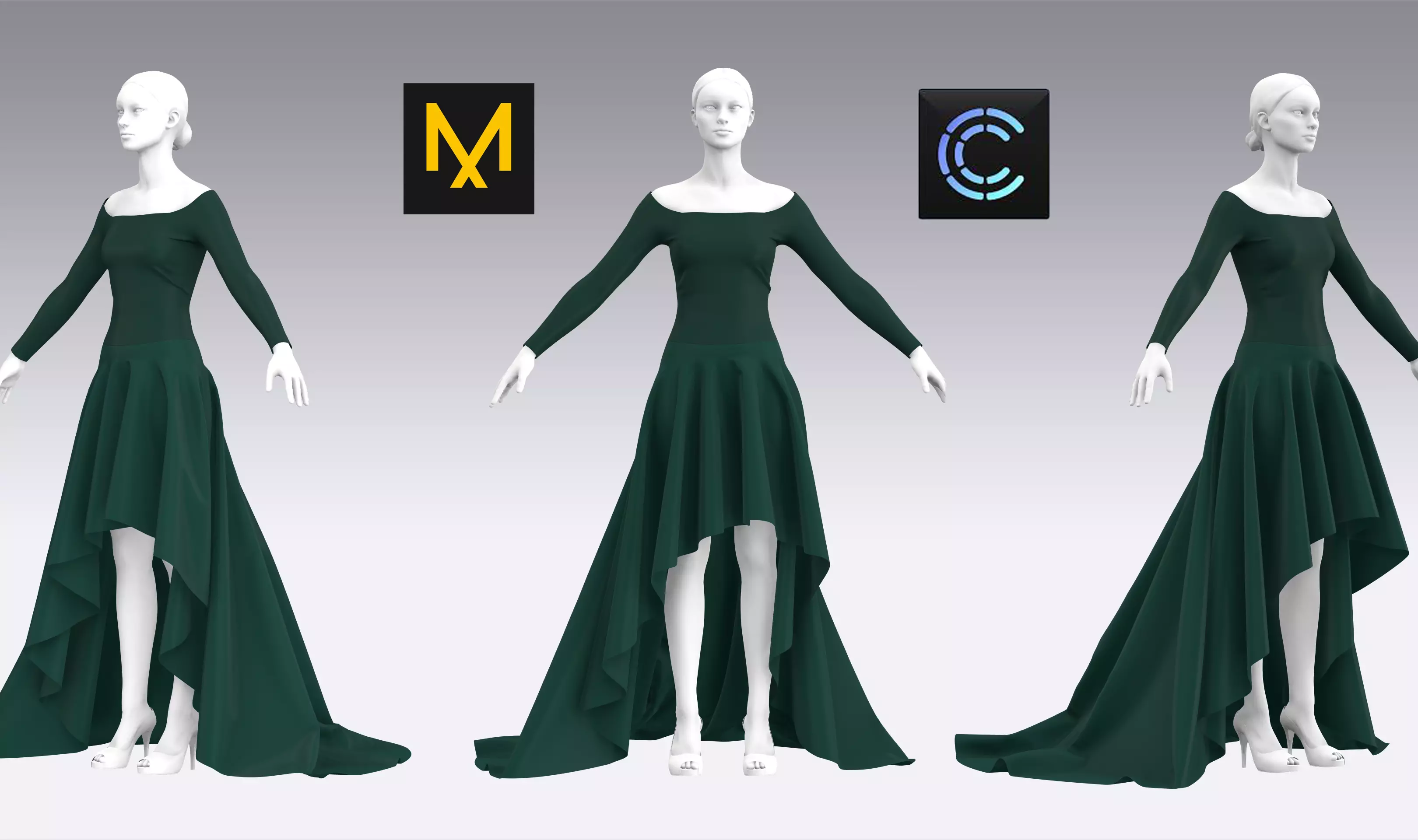 Dress Outfits MD CLO 3D ZPRJ ZPAC project files 3D model_0