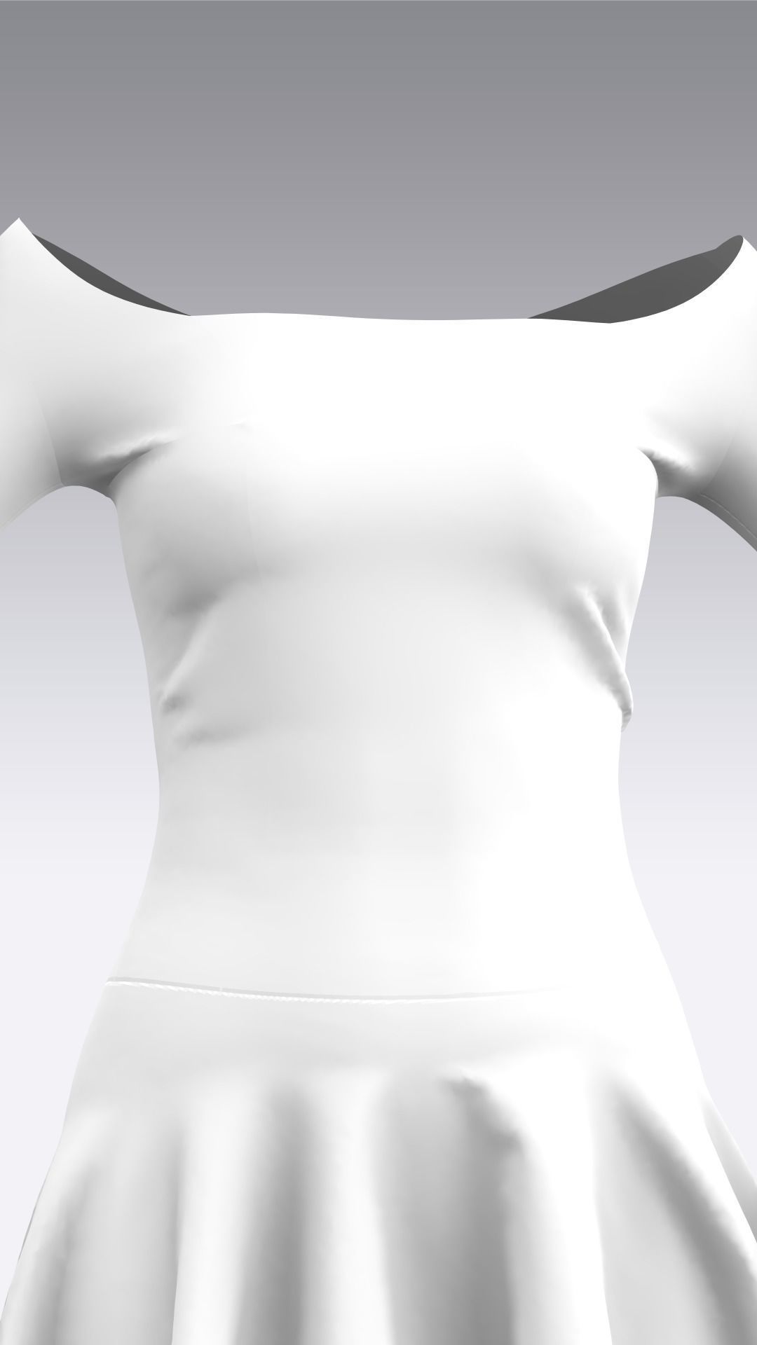 Dress Outfits MD CLO 3D ZPRJ ZPAC project files 3D model_29