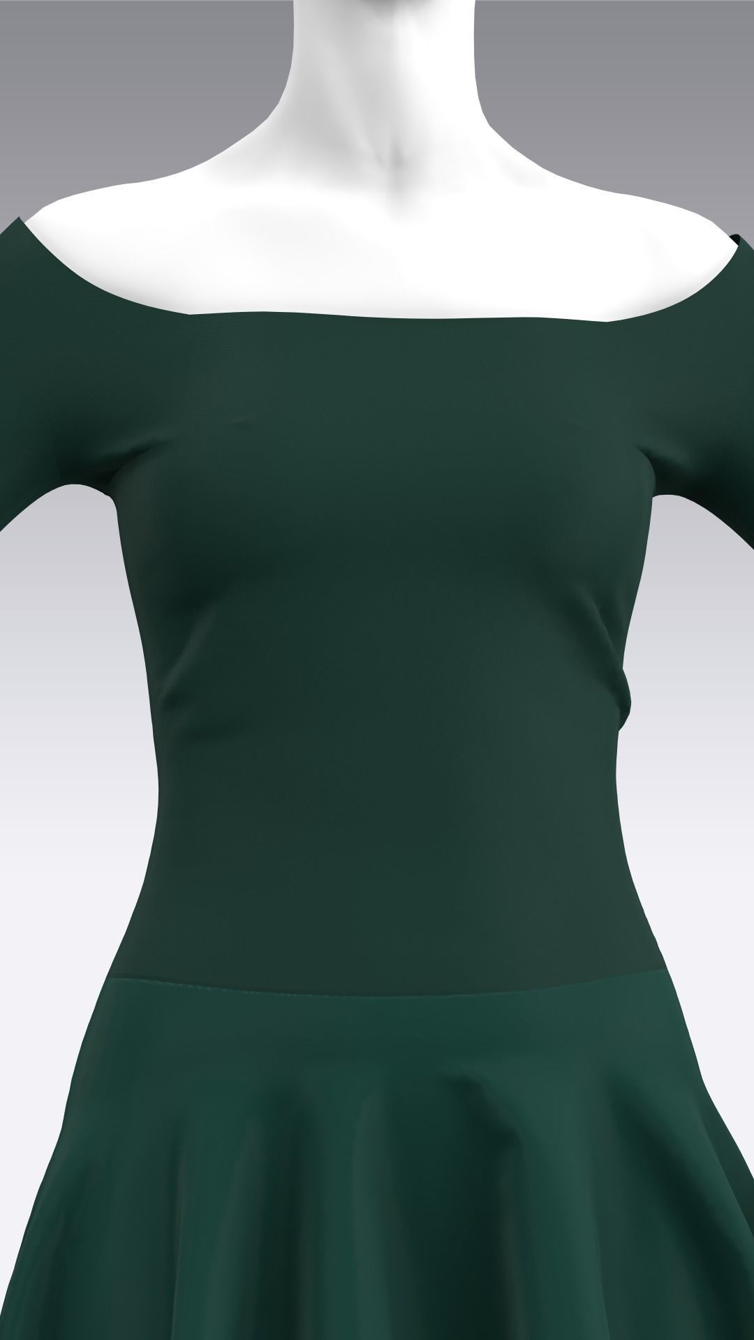 Dress Outfits MD CLO 3D ZPRJ ZPAC project files 3D model_20