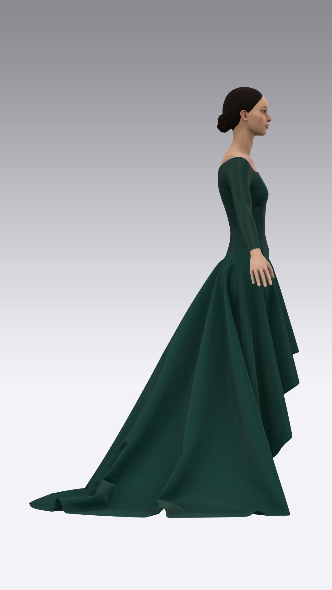 Dress Outfits MD CLO 3D ZPRJ ZPAC project files 3D model_34