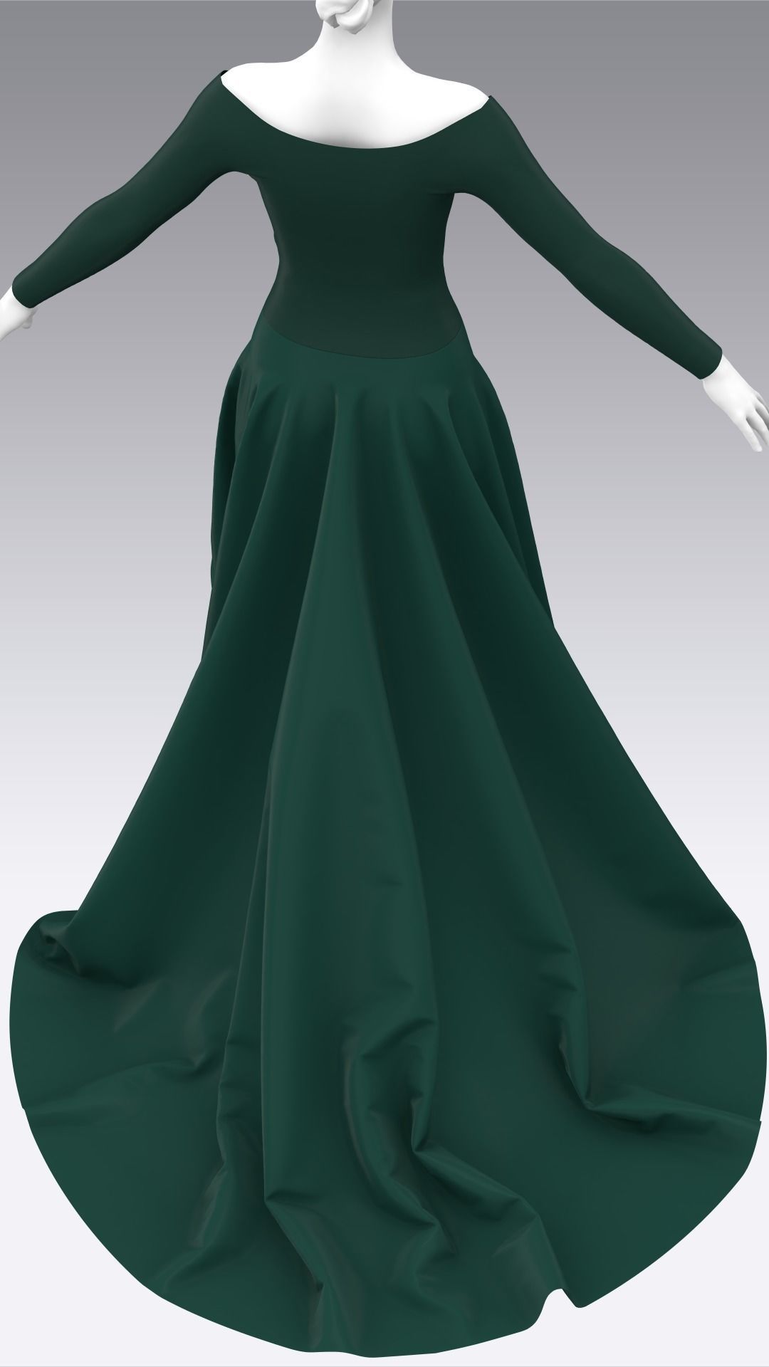 Dress Outfits MD CLO 3D ZPRJ ZPAC project files 3D model_26