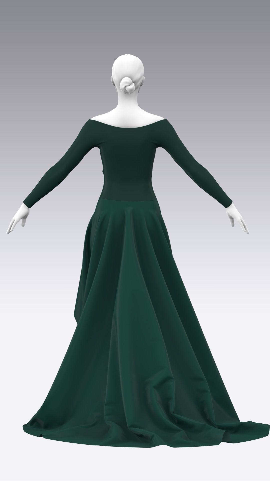Dress Outfits MD CLO 3D ZPRJ ZPAC project files 3D model_15