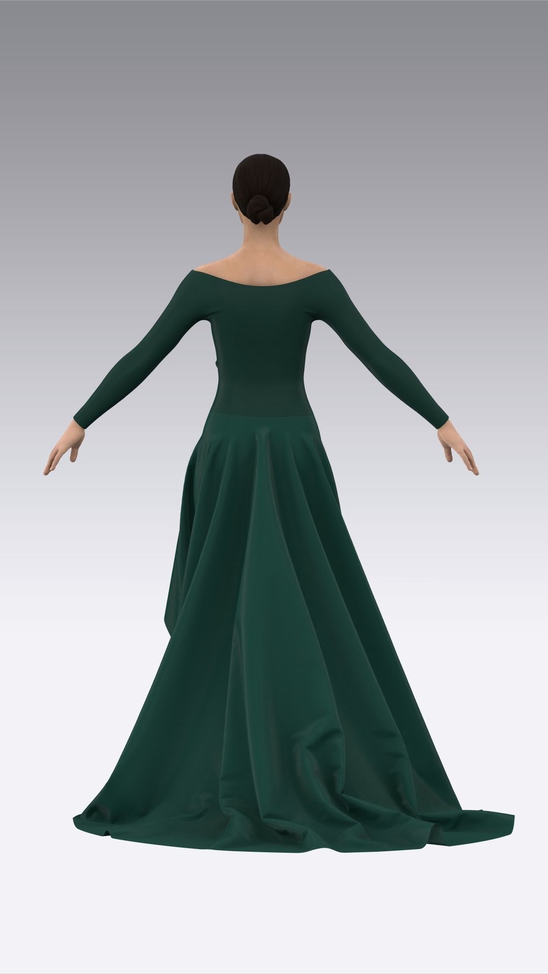 Dress Outfits MD CLO 3D ZPRJ ZPAC project files 3D model_22
