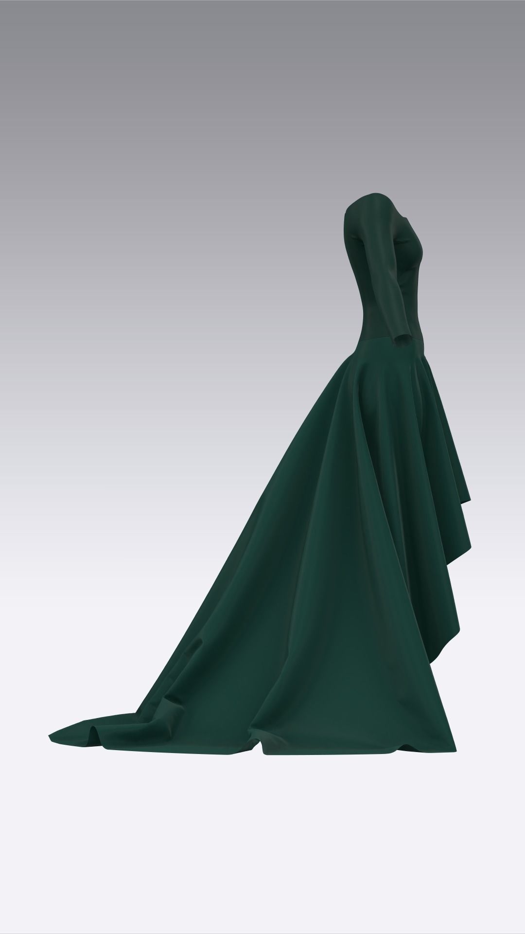 Dress Outfits MD CLO 3D ZPRJ ZPAC project files 3D model_33