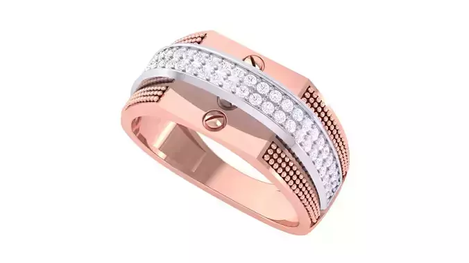 Wedding Engagement Rings 3dm STL OBJ FBX Renders Details