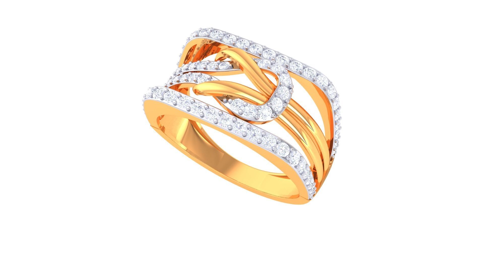 Wedding Engagement Rings 3dm STL OBJ FBX Renders Details 3D print model_2