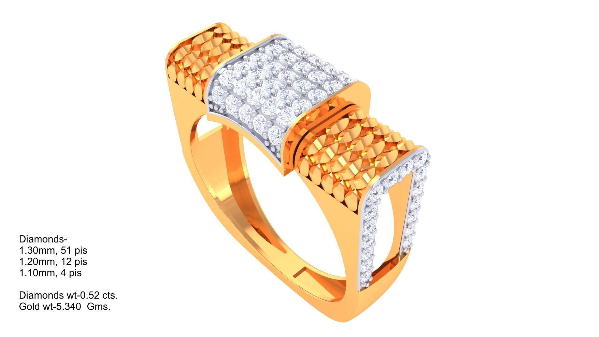 Wedding Engagement Rings 3dm STL OBJ FBX Renders Details 3D print model_1