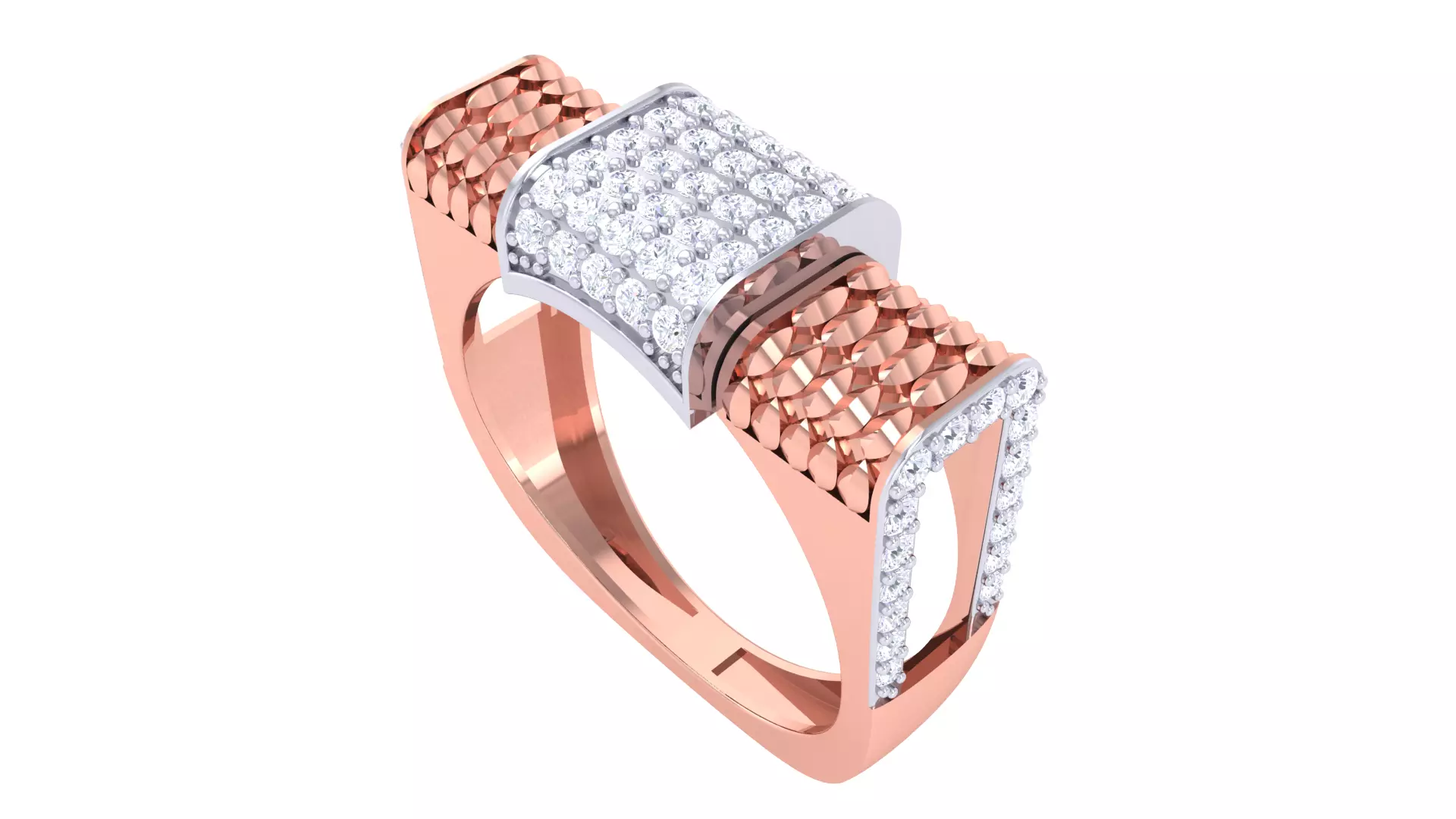 Wedding Engagement Rings 3dm STL OBJ FBX Renders Details 3D print model_0