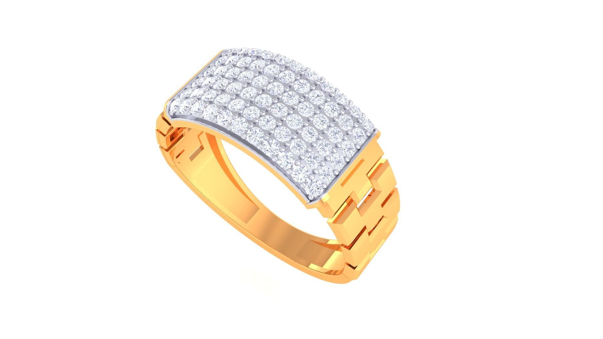 Wedding Engagement Rings 3dm STL OBJ FBX Renders Details 3D print model_2