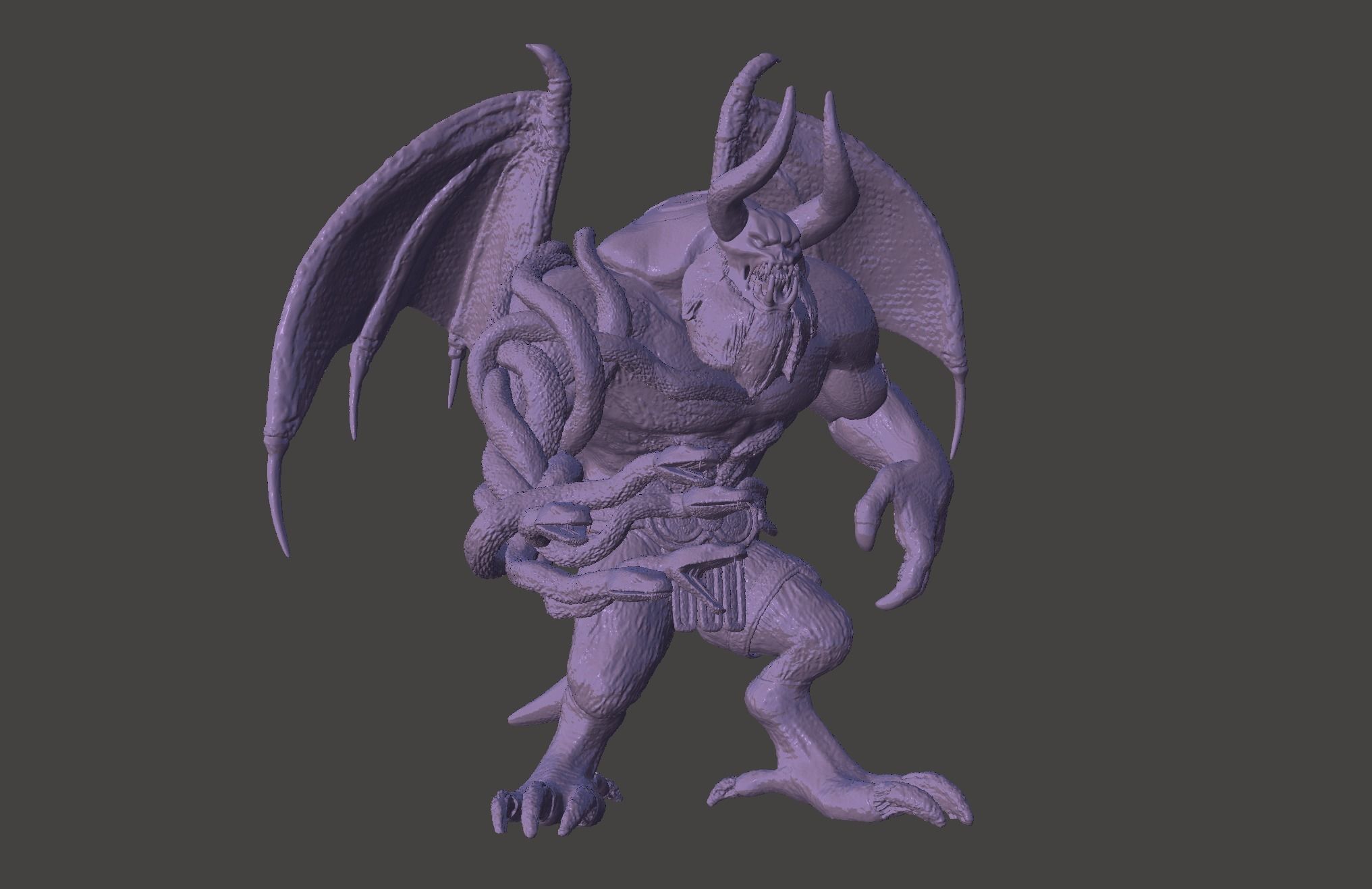 TRUE OGRE TEKKEN TAG TOURNAMENT TTT2 ULTRA-HIGH DETAILED STL 3D print model_53