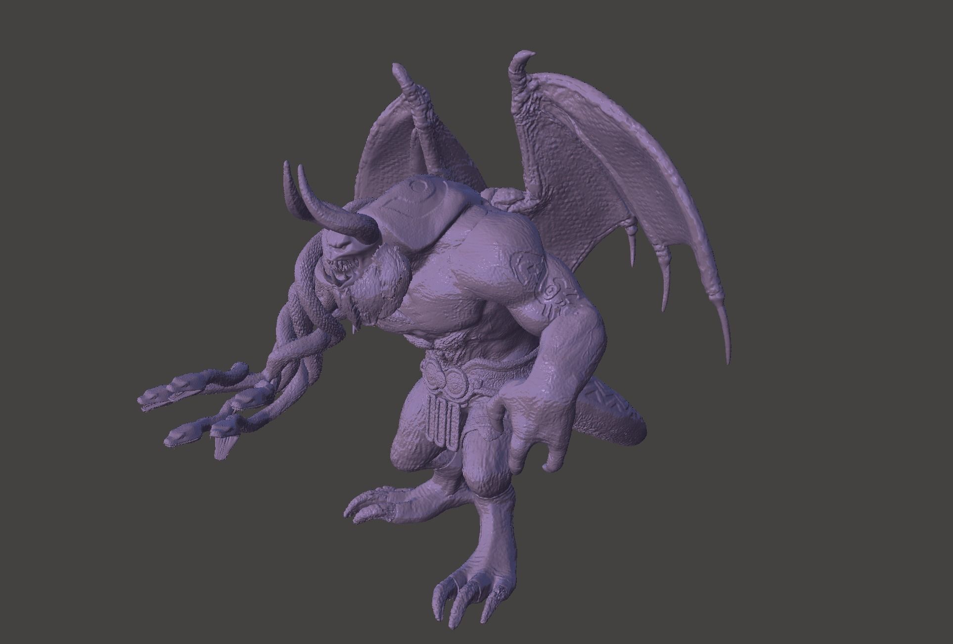 TRUE OGRE TEKKEN TAG TOURNAMENT TTT2 ULTRA-HIGH DETAILED STL 3D print model_37