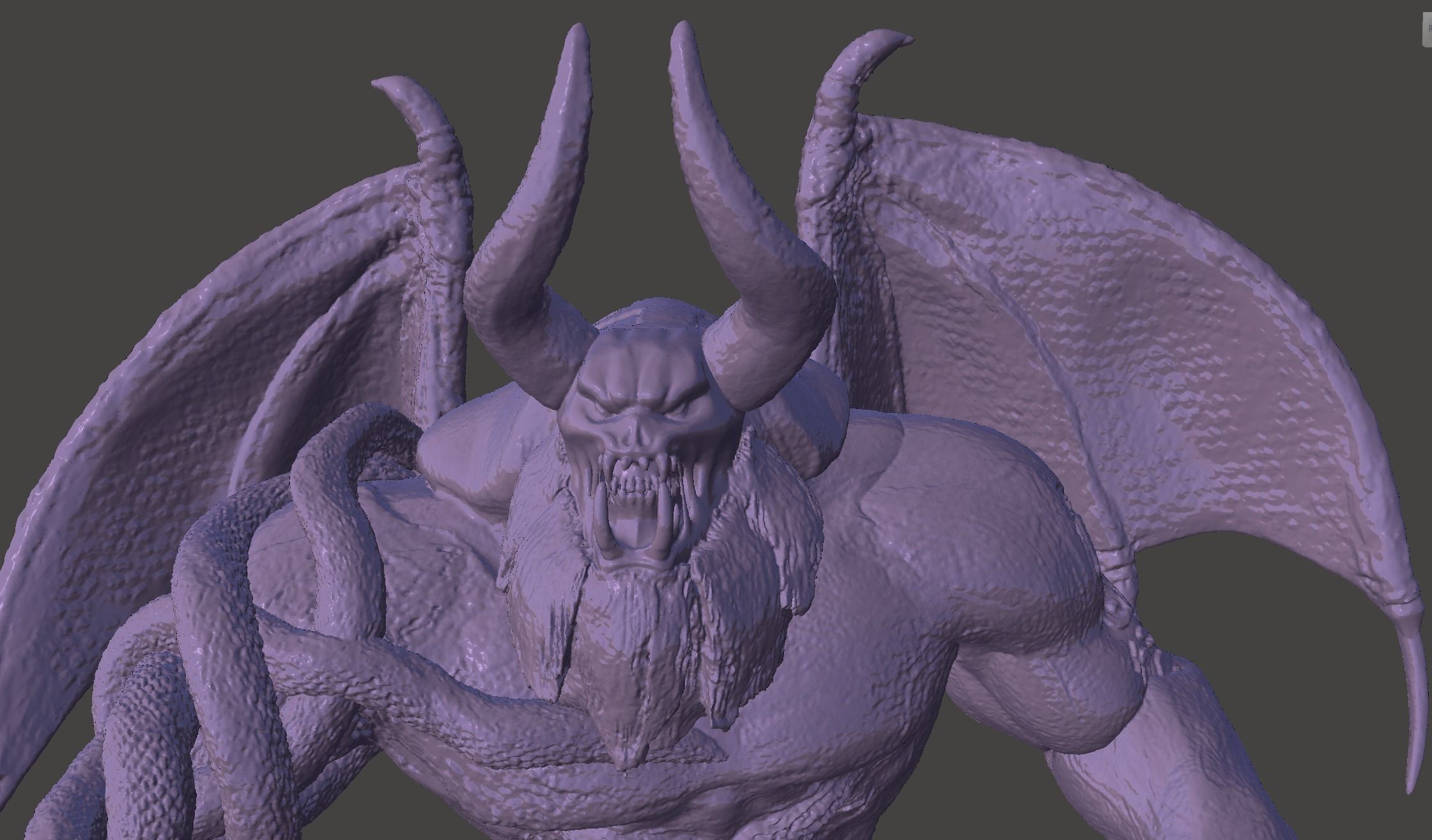 TRUE OGRE TEKKEN TAG TOURNAMENT TTT2 ULTRA-HIGH DETAILED STL 3D print model_45