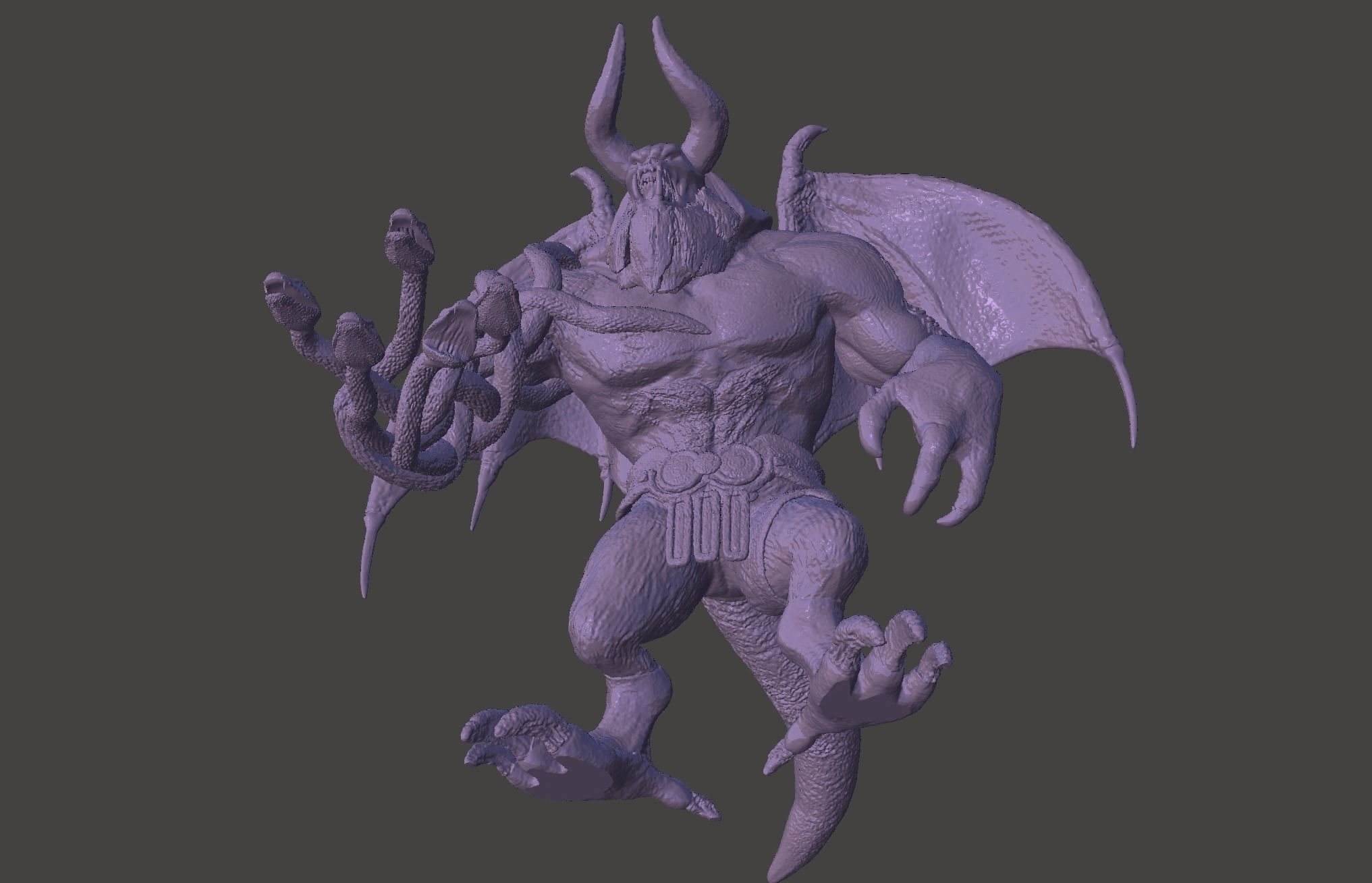 TRUE OGRE TEKKEN TAG TOURNAMENT TTT2 ULTRA-HIGH DETAILED STL 3D print model_11