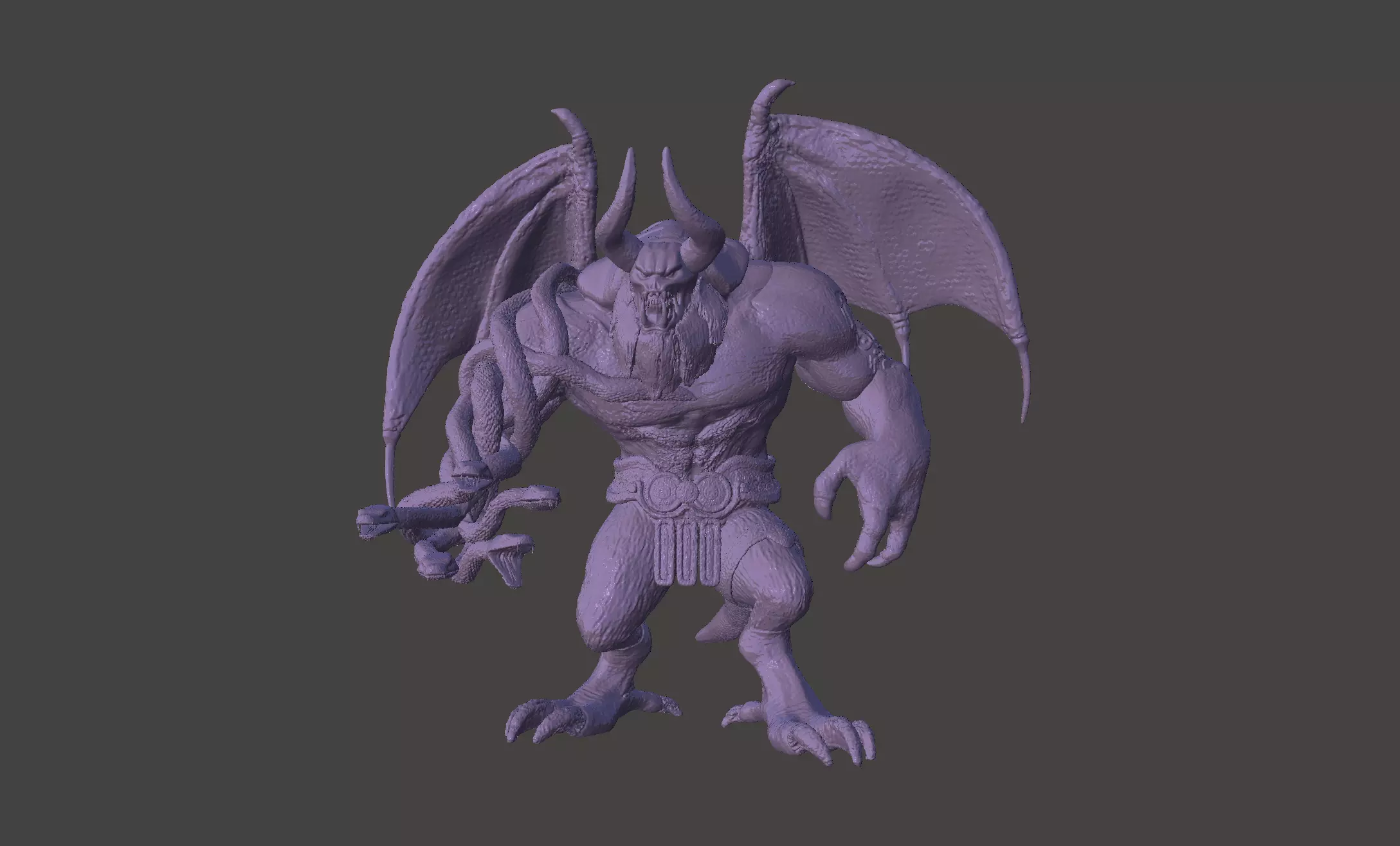 TRUE OGRE TEKKEN TAG TOURNAMENT TTT2 ULTRA-HIGH DETAILED STL 3D print model_0