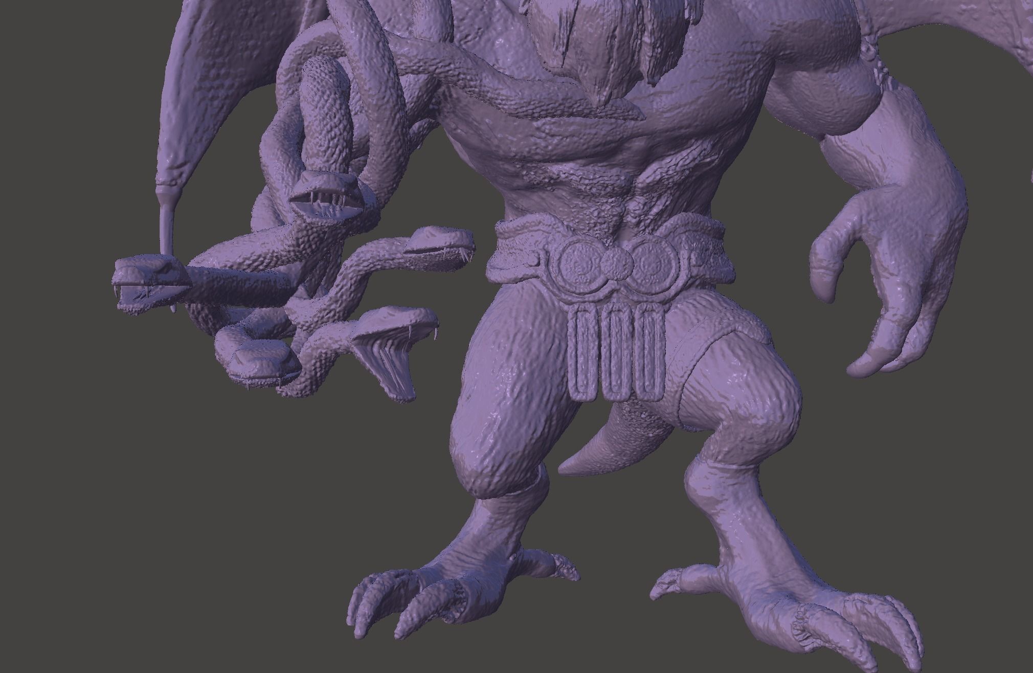 TRUE OGRE TEKKEN TAG TOURNAMENT TTT2 ULTRA-HIGH DETAILED STL 3D print model_14