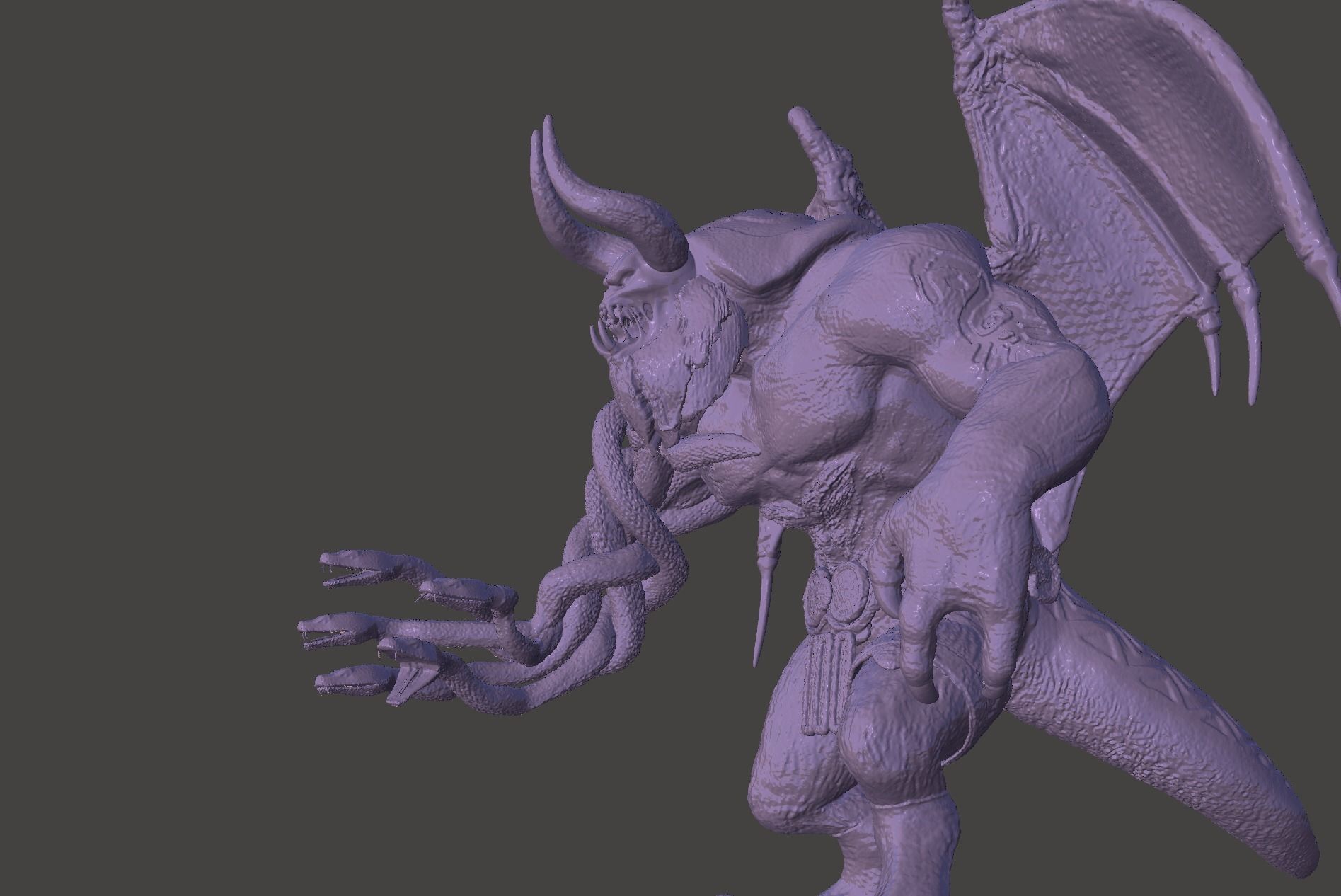TRUE OGRE TEKKEN TAG TOURNAMENT TTT2 ULTRA-HIGH DETAILED STL 3D print model_2