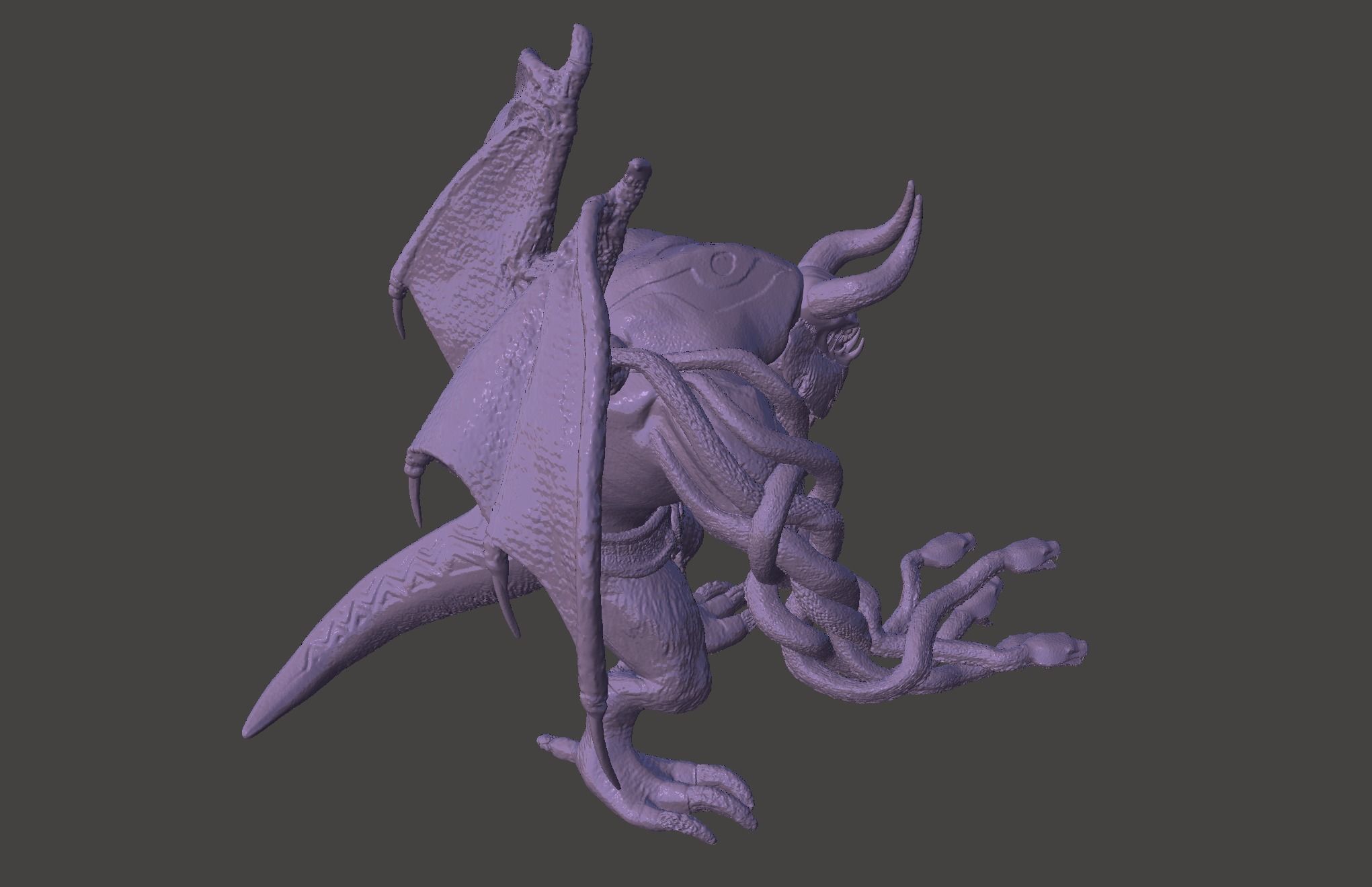 TRUE OGRE TEKKEN TAG TOURNAMENT TTT2 ULTRA-HIGH DETAILED STL 3D print model_41