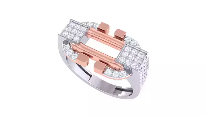 Wedding Engagement Rings 3dm STL OBJ FBX Renders Details