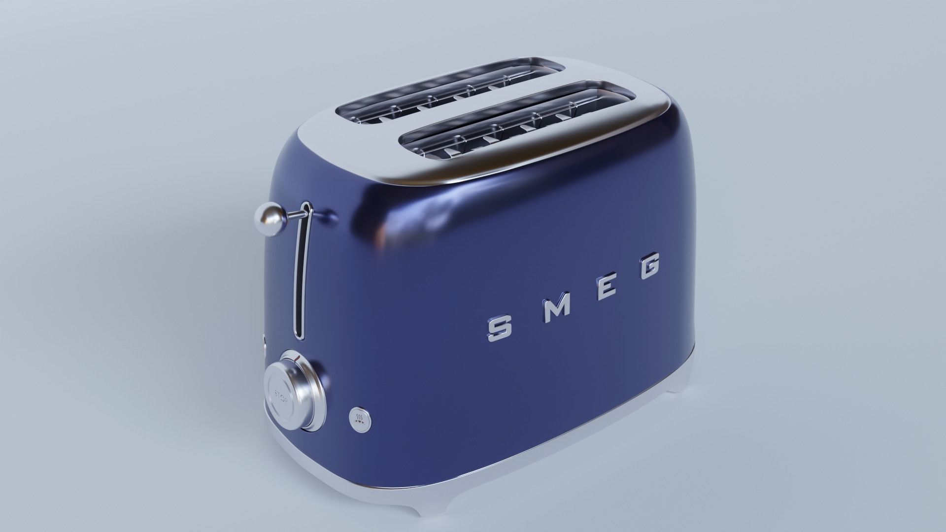 SMEG toaster 3D model_5