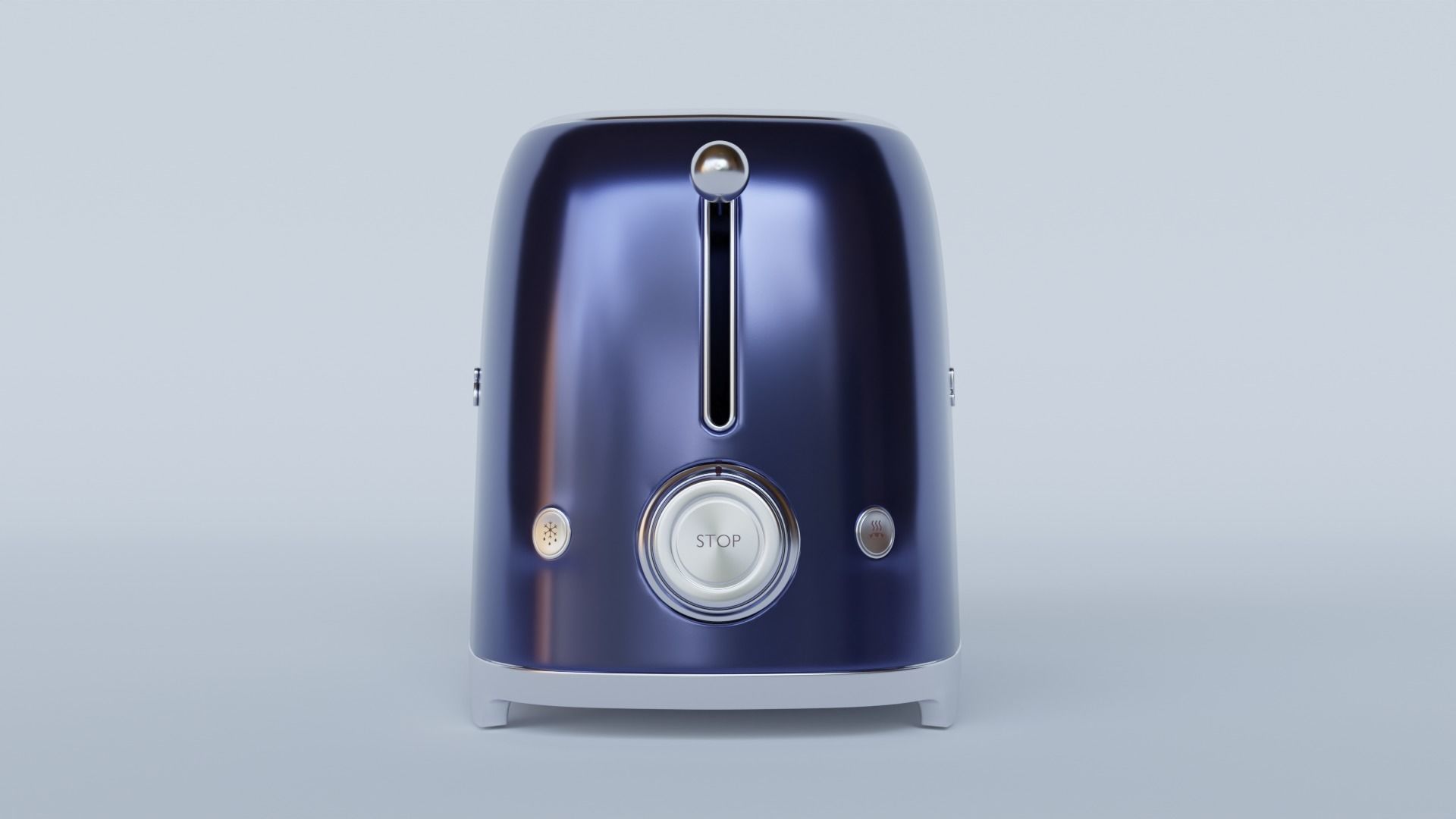 SMEG toaster 3D model_6