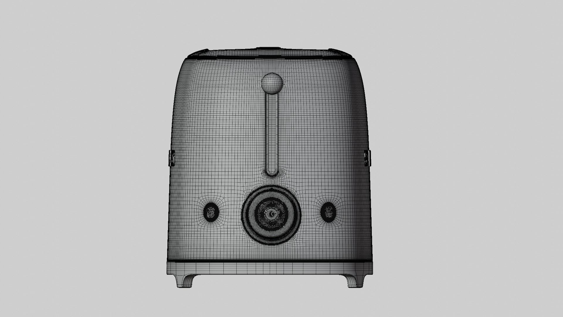 SMEG toaster 3D model_9