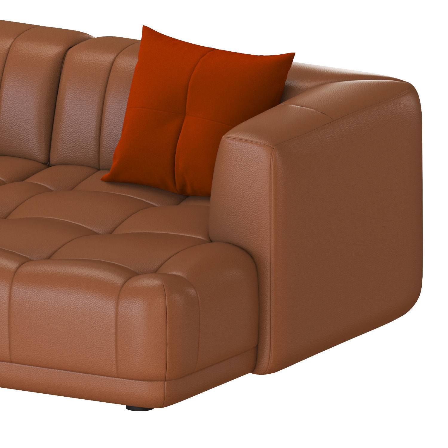 Hay Quilton Sofa Chaise Sectional 3D model_1