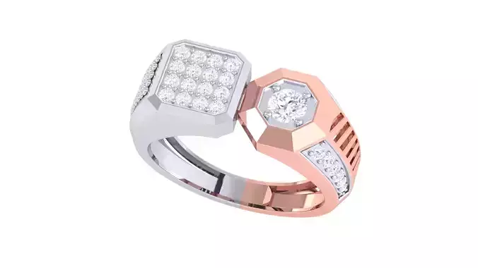 Wedding Engagement Rings 3dm STL OBJ FBX Renders Details