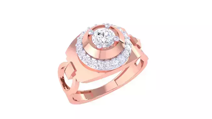Wedding Engagement Rings 3dm STL OBJ FBX Renders Details