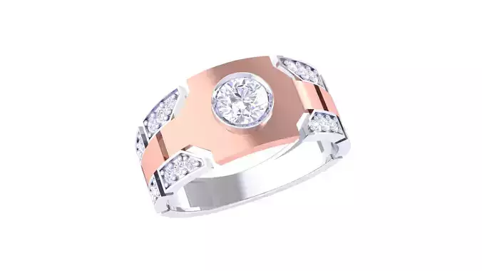 Wedding Engagement Rings 3dm STL OBJ FBX Renders Details