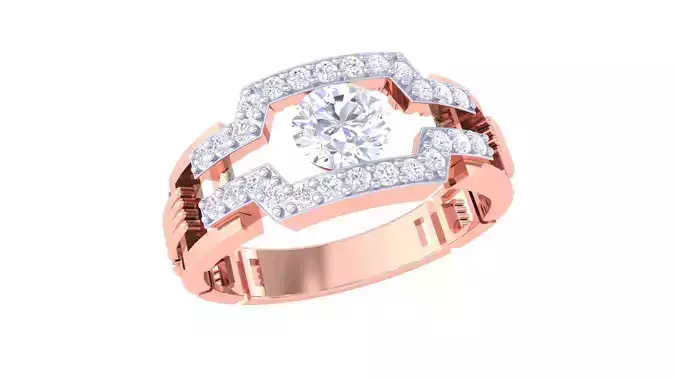 Wedding Engagement Rings 3dm STL OBJ FBX Renders Details