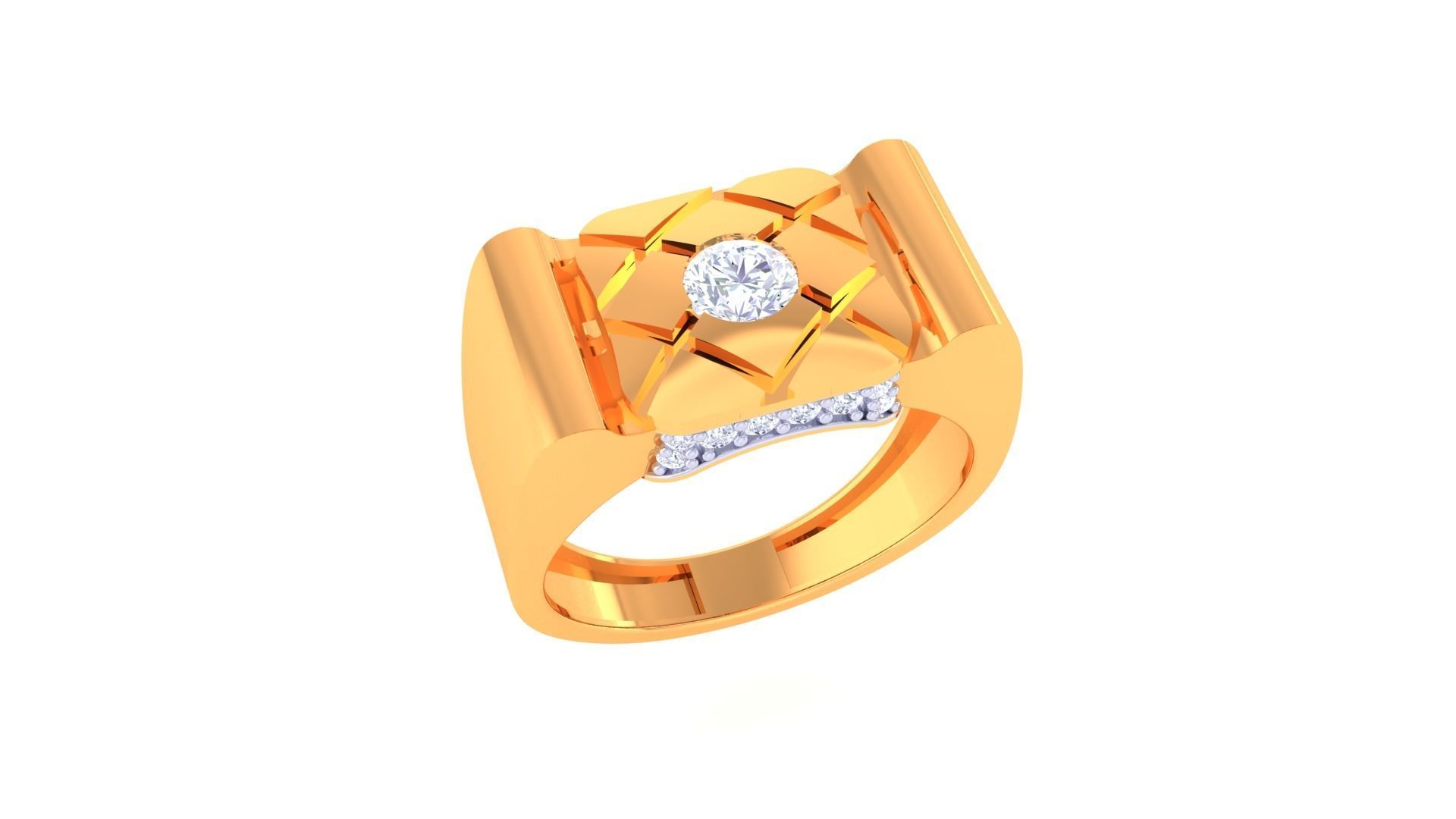 Wedding Engagement Rings 3dm STL OBJ FBX Renders Details 3D print model_2