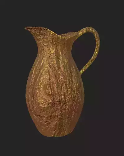 VASE Clay Gold